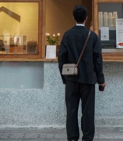 658572 Supreme相機包情侶款男女通用-3