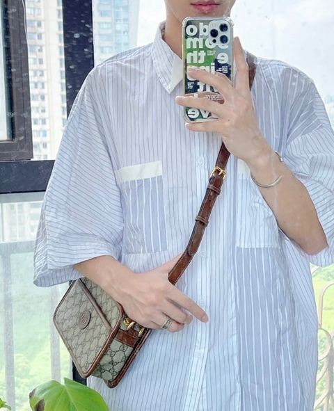 658572 Supreme相機包情侶款男女通用-2