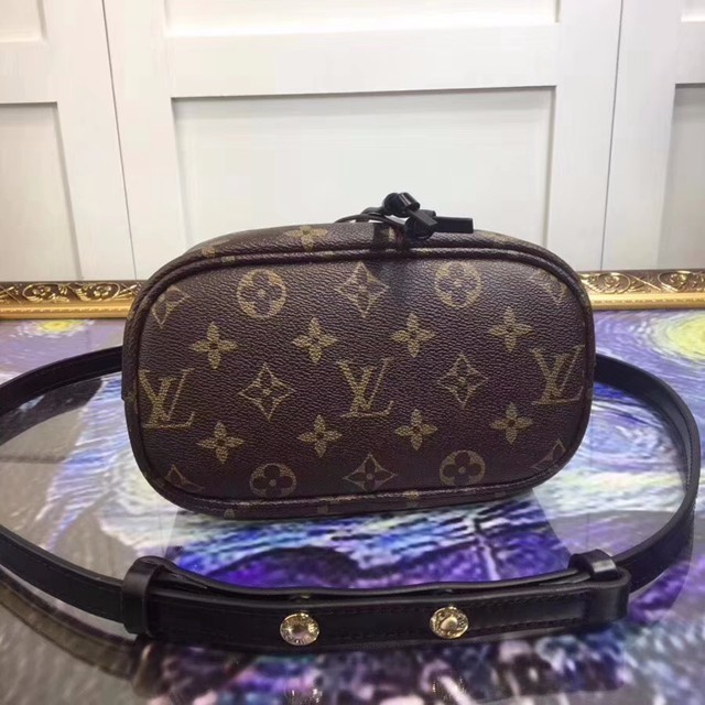 M44011 迷你 水桶包 Monogram帆布面料 黑色-4