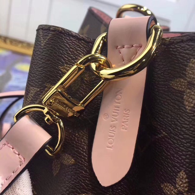 M44011 迷你 水桶包 Monogram帆布面料 粉色-7