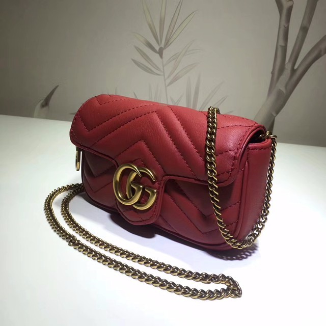 476433 DSVRT 原單紅色 鏈條迷你手袋 16.5CM-2