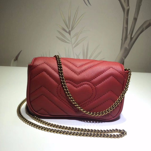 476433 DSVRT 原單紅色 鏈條迷你手袋 16.5CM-4