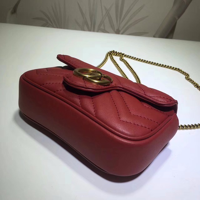 476433 DSVRT 原單紅色 鏈條迷你手袋 16.5CM-6