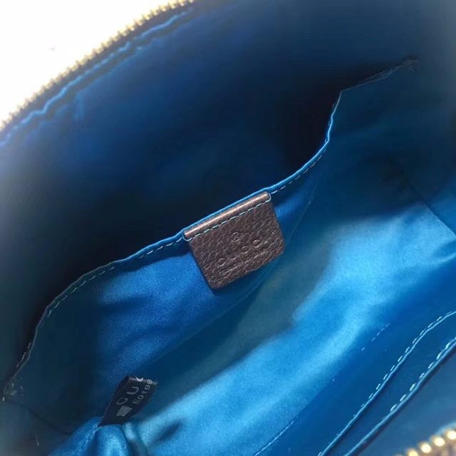 499621原單 咖啡色PVC 棕色牛皮 專櫃最新GG Supreme Ophidia系列 貝殼包-9