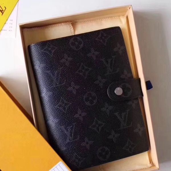 R20005 小號活頁記事本 10x14cm 黑花