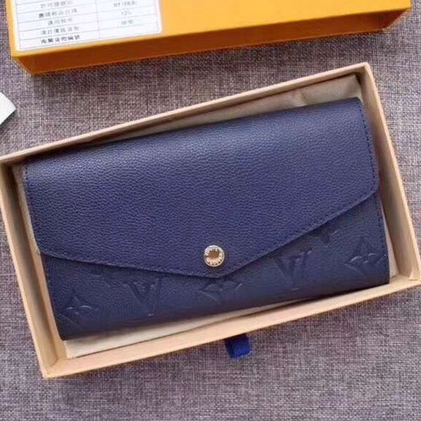 M62125 SARAH 全皮壓花 長夾