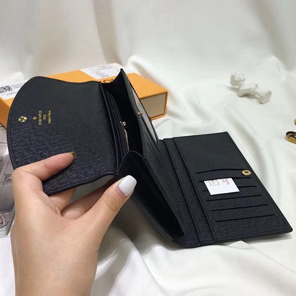 M58108 老花 黑色 長夾-3