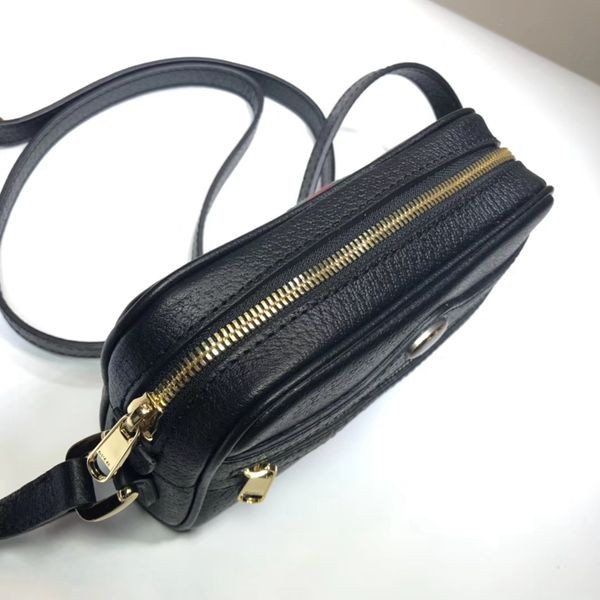 517350原單黑色牛皮 Supreme Ophidia系列 迷你斜挎包 18.5x13x6cm-6