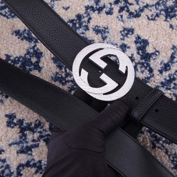 原單雙G扣 牛皮 寬3.8cm-6
