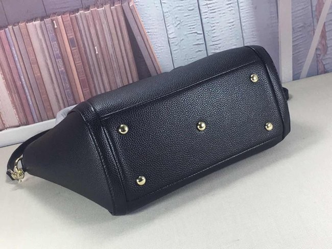 369176黑色 Soho 真皮手提斜挎包 流蘇掛件 33x26x13cm-4
