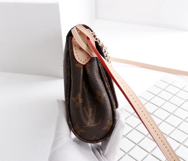 LV FAVORITE 經典LOGO手拿長肩背帶兩用晚宴包大號 m40718-7