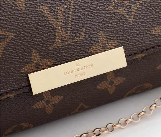 LV FAVORITE 經典LOGO手拿長肩背帶兩用晚宴包大號 m40718-6