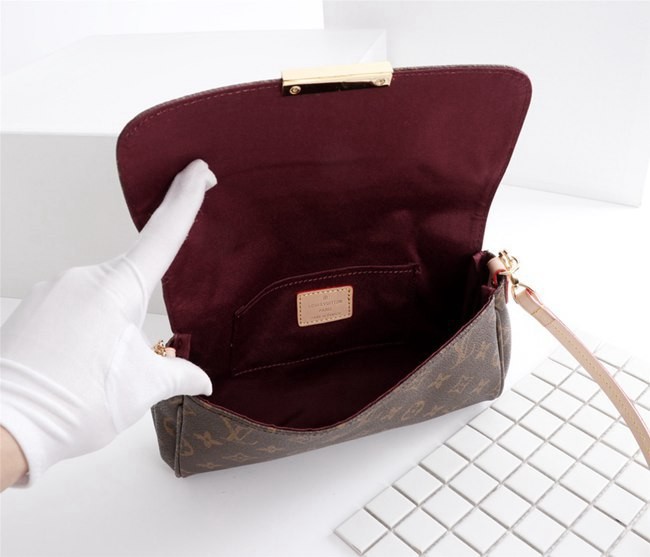 LV FAVORITE 經典LOGO手拿長肩背帶兩用晚宴包大號 m40718-3