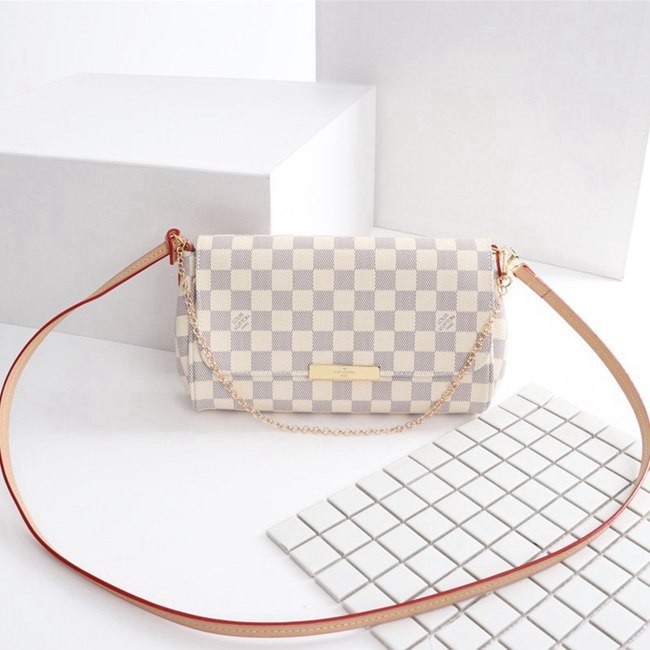 LV Favorite-MM-LG-DAMIER-AZUR-N41275