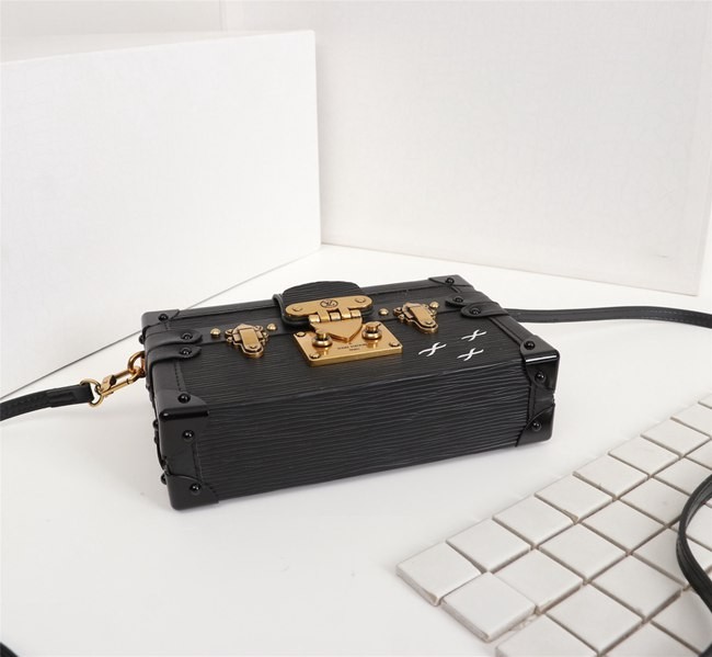 M54650 黑色水波紋 盒子包20x12.5x5cm-8