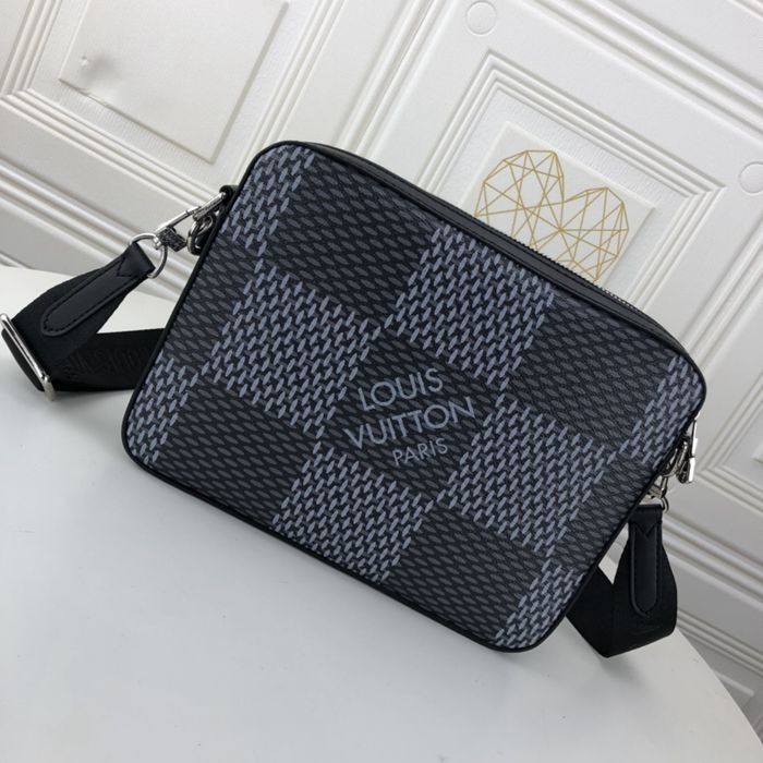M69443 黑格 Pochette Trio 郵差包 25x18x4cm-5