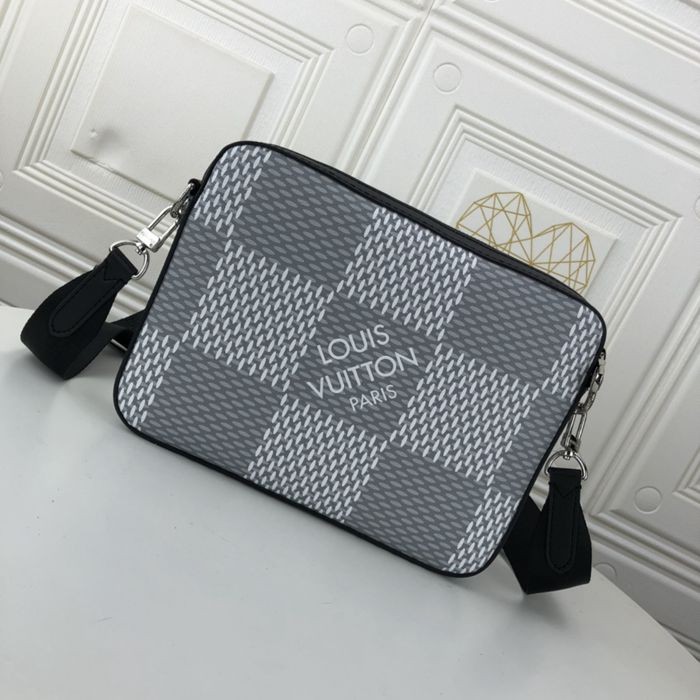 M69443白格 Pochette Trio 郵差包 25x18x4cm-4
