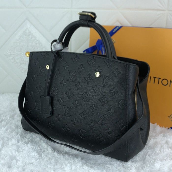 M41046 41056壓花原版 黑色 中號手袋 33*23*15cm-2