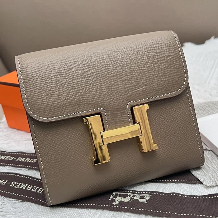 Hermes Constance 537 大象灰 手掌紋牛皮 14*12cm