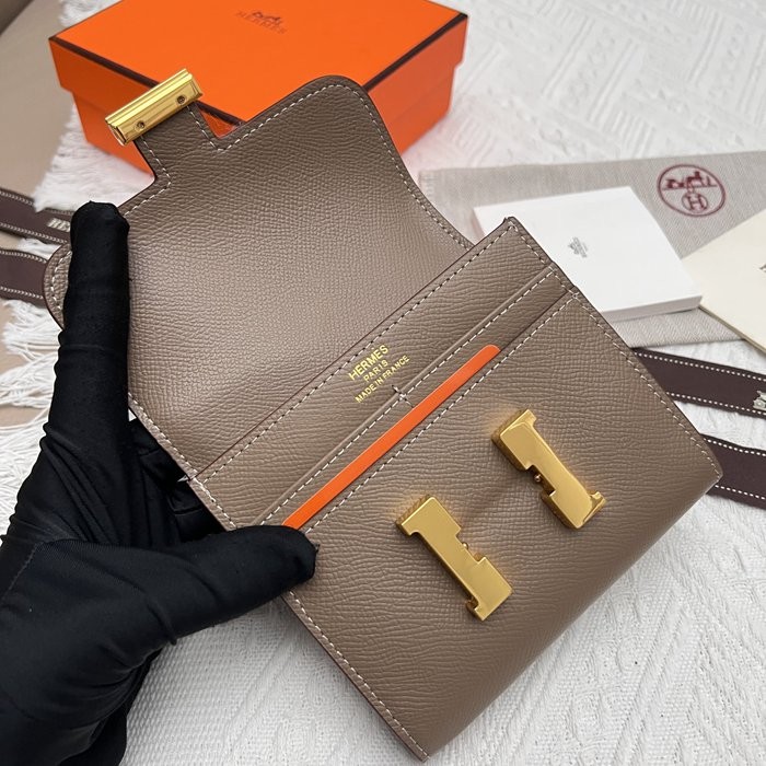 Hermes Constance 537 大象灰 手掌紋牛皮 14*12cm-3