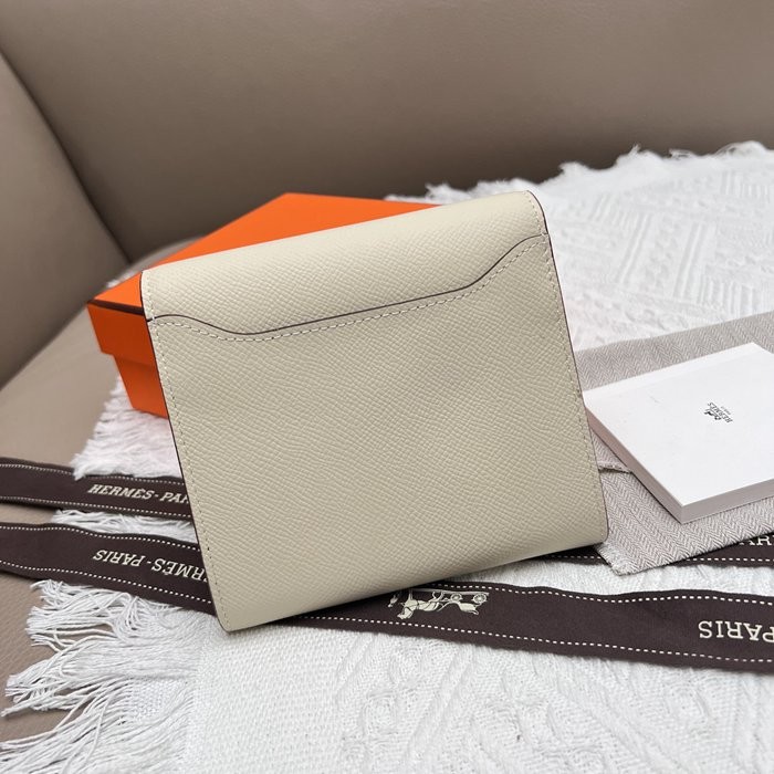 Hermes Constance 537 白色 手掌紋牛皮 14*12cm-3