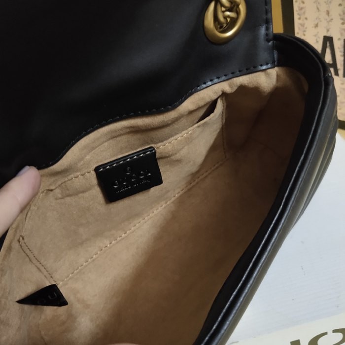 446744 Gucci Marmont 絎縫肩背包 22*13*6cm-7