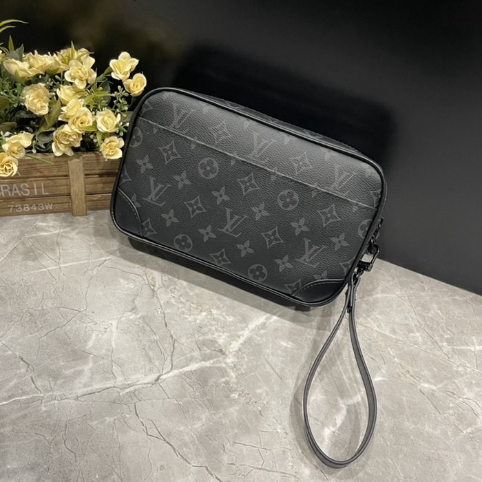M82076 黑花 Pochette Kasai 手拿包25x16x6.5cm-2