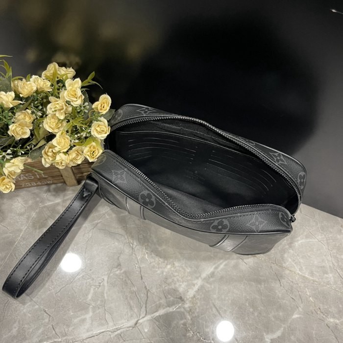 M82076 黑花 Pochette Kasai 手拿包25x16x6.5cm-5