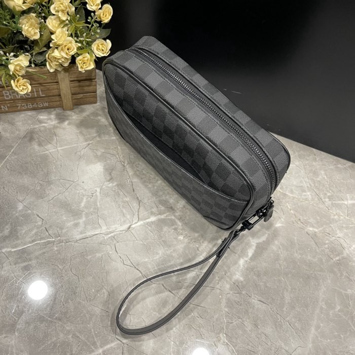 M82076 黑格 Pochette Kasai 手拿包25x16x6.5cm-4