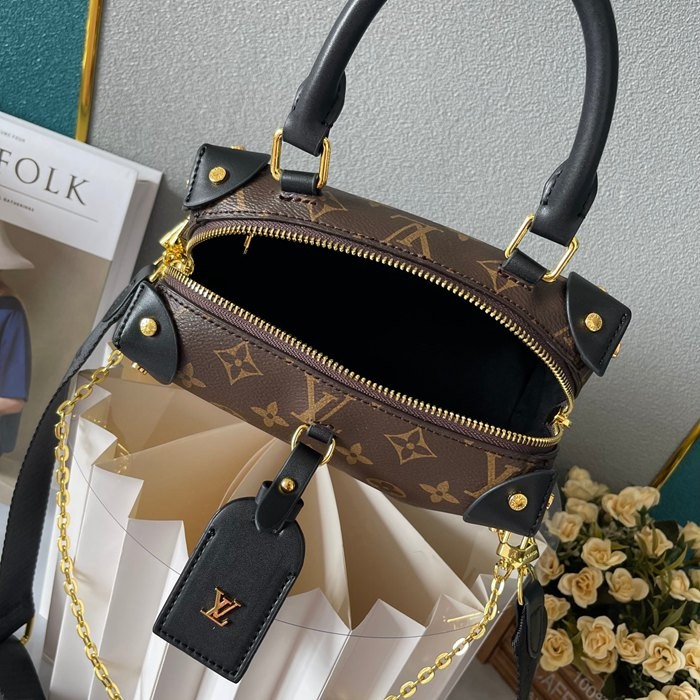 M45571 黑色 Petite Malle Souple 手袋 20x14x7.5cm-5
