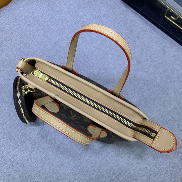 M46705 老花  Neverfull BB手袋 粉色背帶 24x14x9cm-4