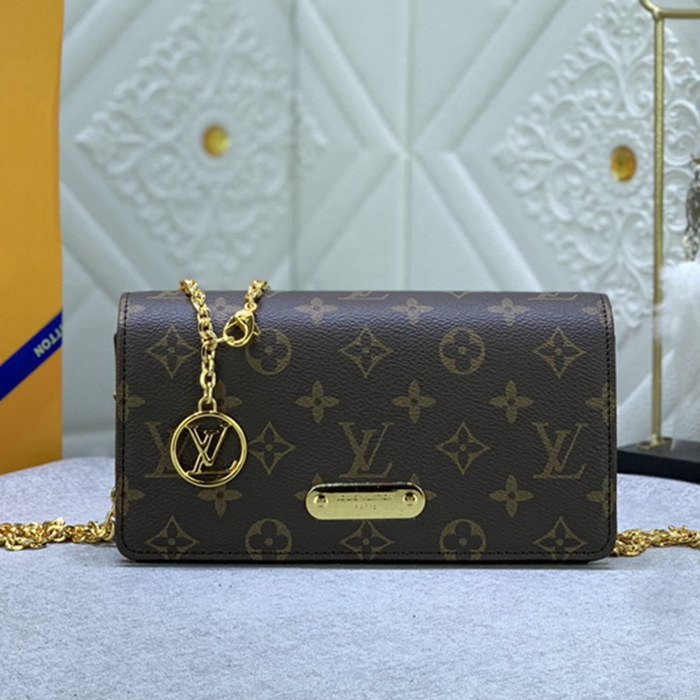M82509老花 Lily wallet on chain 包 20.5x10x3.5cm