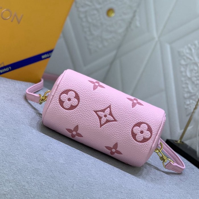 M81085壓花絲印 Monogram帆布 Nano Speedy手袋 16x11x9cm-2