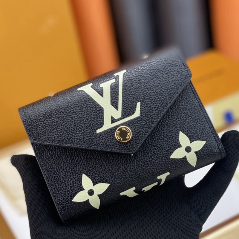 m80086 VICTORINE 錢夾 黑色12x9.5x1.5