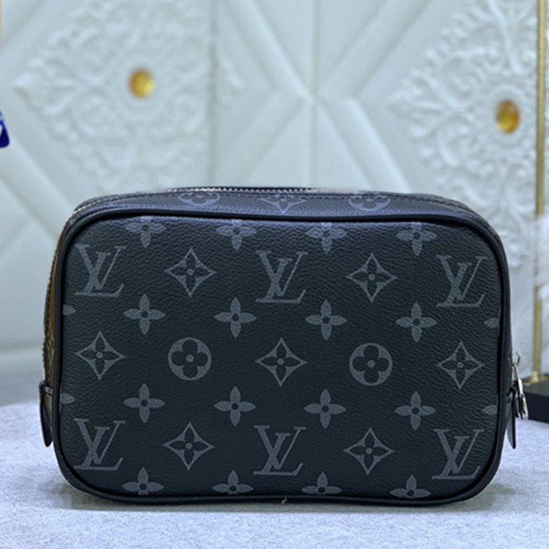 M43384 黑花盥洗包20x13x6