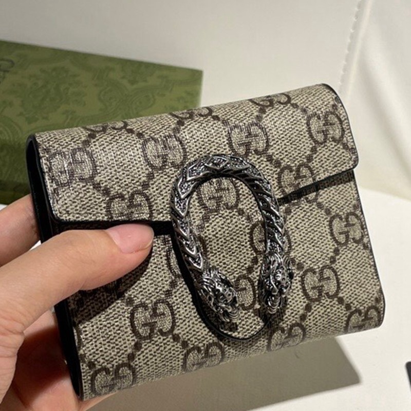 6866 黑色 三折短夾 11.5x10x3
