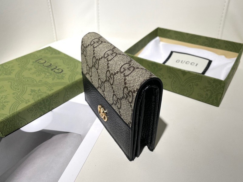 黑色 兩折短夾 11x9x3-5
