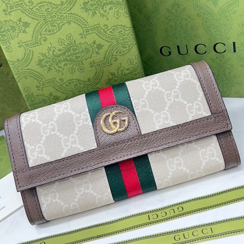 4501 咖啡杏色 長夾 19x11cm