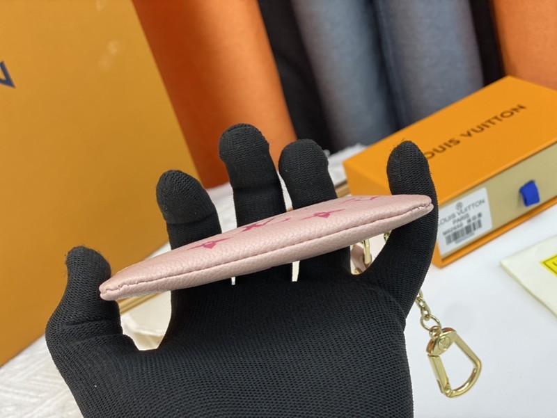 62650 Damier 粉色零錢包 12x7cm-3