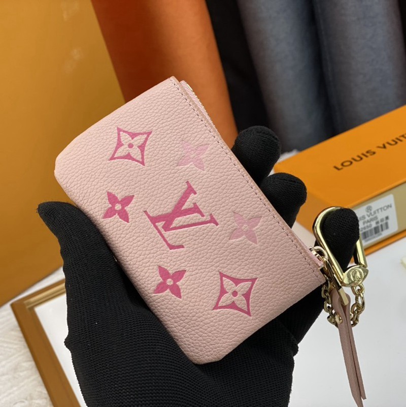 62650 Damier 粉色零錢包 12x7cm