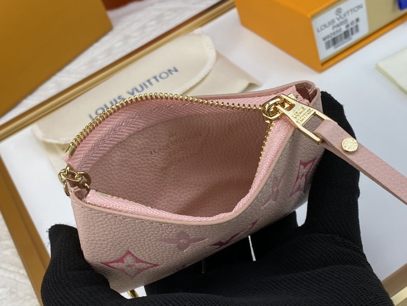 62650 Damier 粉色零錢包 12x7cm-7