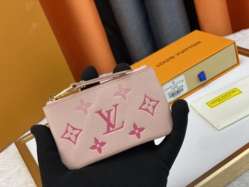 62650 Damier 粉色零錢包 12x7cm-8
