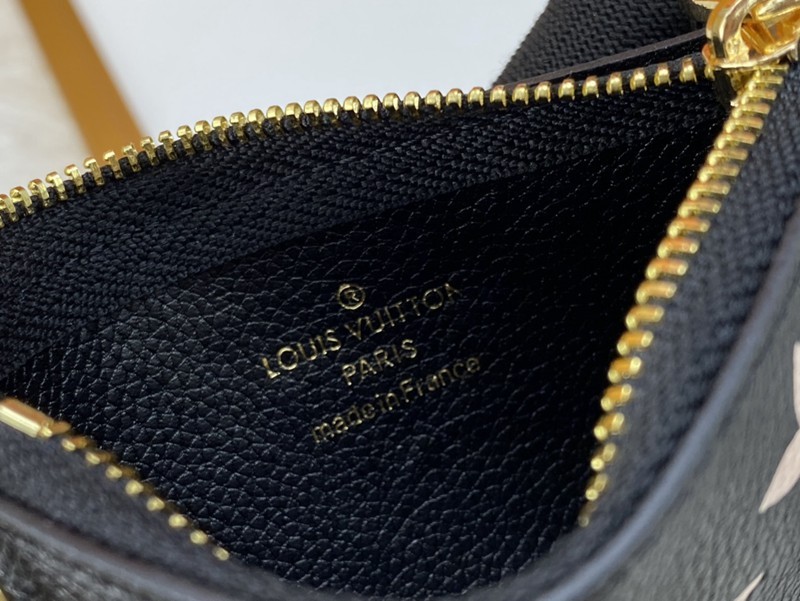 62650 Damier 黑色零錢包 12x7cm-8