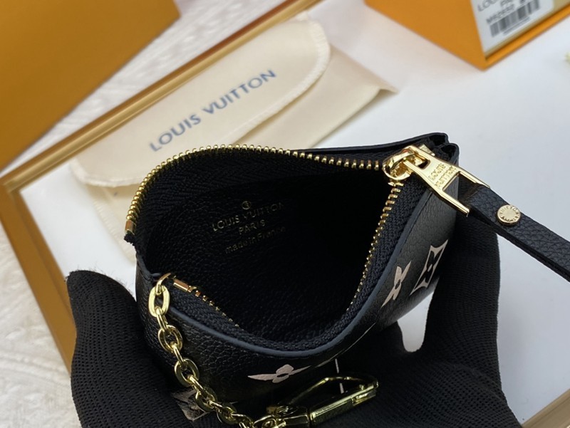 62650 Damier 黑色零錢包 12x7cm-7