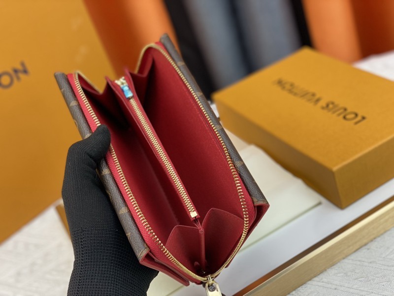 M61278 紅色 長夾 22x10x3.5cm-4