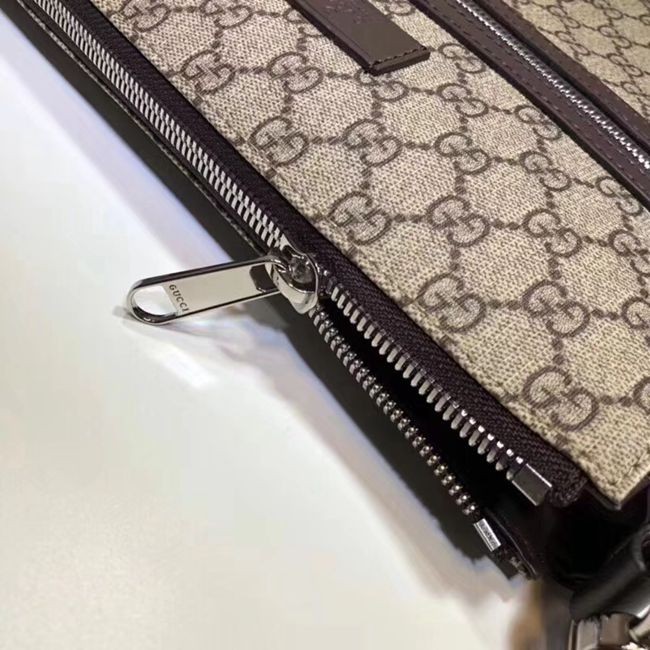 474137 原單啡PVC 咖啡牛皮 郵差包 27*28.5*5cm-6